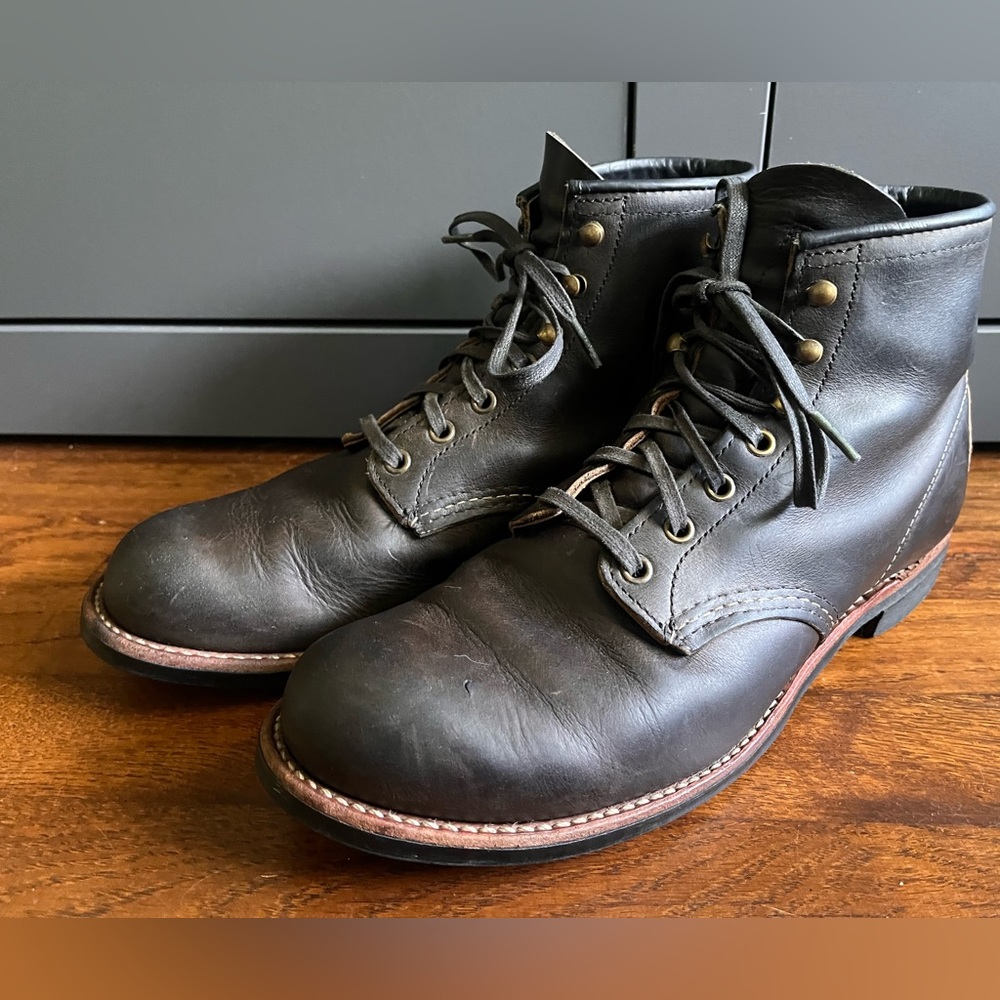 Red Wing Heritage Blacksmith Boots, 3343 charcoal, Men’s 9.5